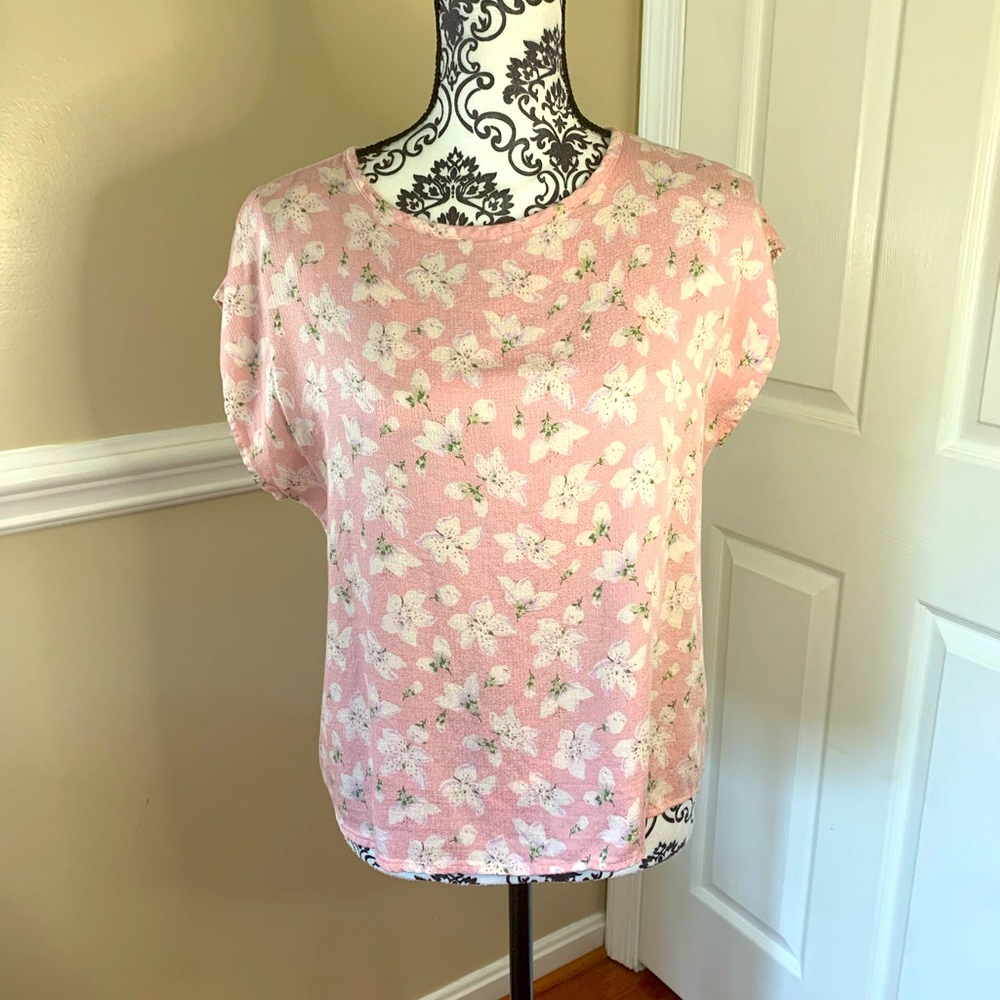 Jacqueline Ferrar, Women’s vintage top, floral sleeveless, size 14
